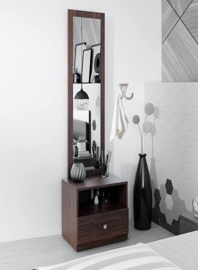 فاست خطافات مناشف وملابس من الفولاذ المقاوم للصدأ على شكل ابتسامة من FAST CH08، حامل تعليق للأبواب والجدران، 4 قطع (فولاذ) - Image 5